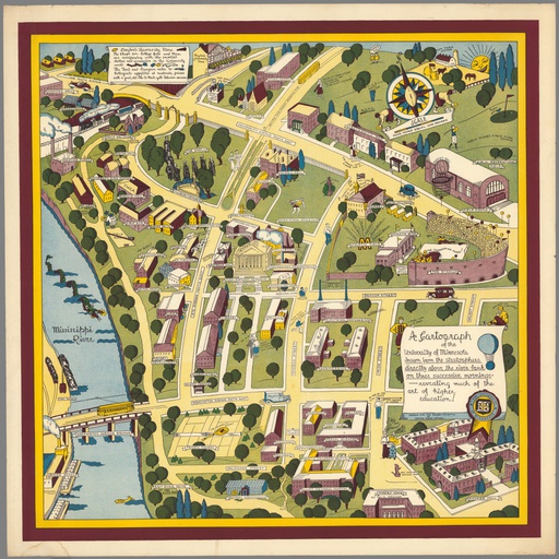 A cartograph of the University of Minnesota
