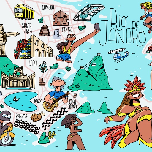 @mytraveltoons in Rio de Janeiro thumbnail