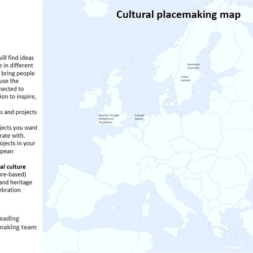 Cultural placemaking