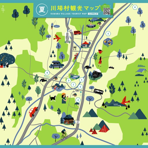 川場村観光マップ - 夏 -