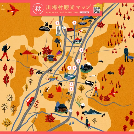 川場村観光マップ - 秋 -