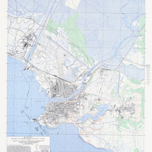 北海道 釧路市 (1946)：米軍地図