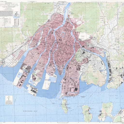 米軍地図：広島市 (1946)(Sample)
