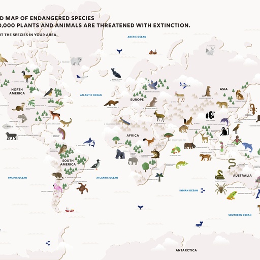 A World Map of Endangered Species