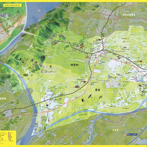 Tsubame City & Yahiko Village Sightseiing Guide & Map