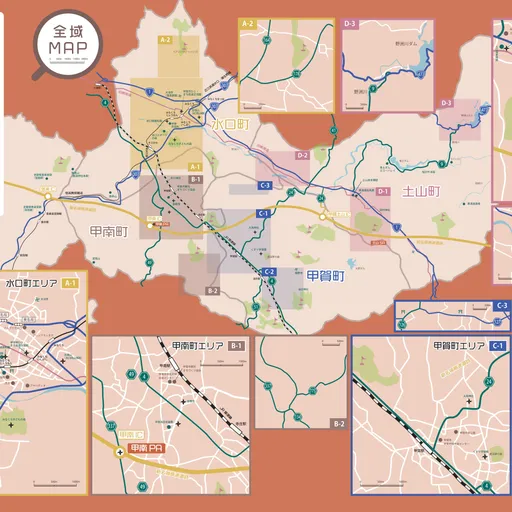 滋賀県甲賀市観光マップ