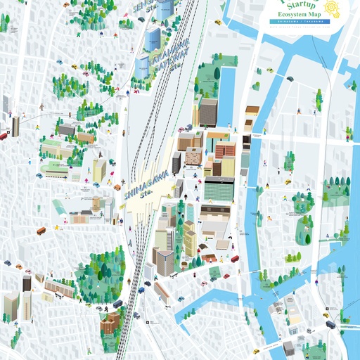 東京スタートアップエコシステムマップ（品川エリア）