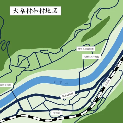 大桑村 史跡散歩 須原・和村地区