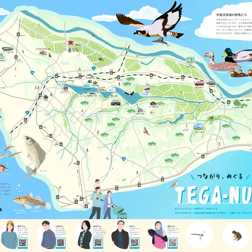 流域の小さな物語を巡る　TEGA-NUMAP