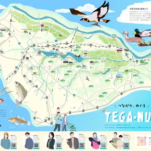 流域の小さな物語を巡る TEGA-NUMAP