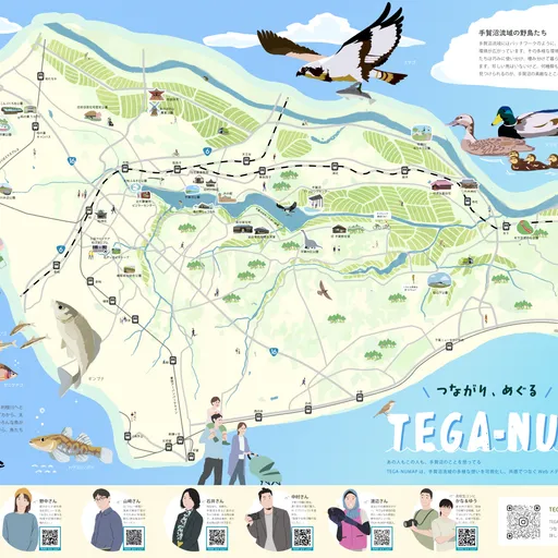 流域の小さな物語を巡る TEGA-NUMAP