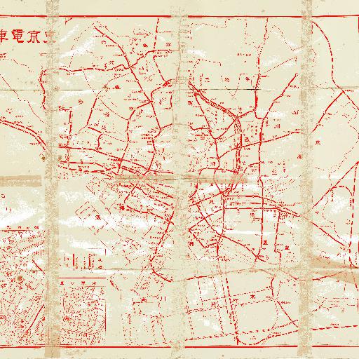 東京電車案内図 (1911)