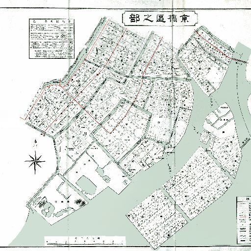 東京市区分地図_京橋区 (1906)