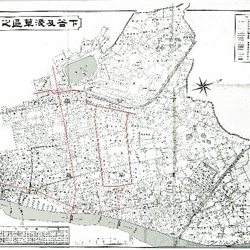 東京市区分地図_下谷及浅草区 (1906)