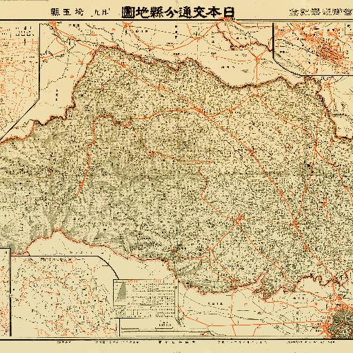 日本交通分県地図 埼玉県 (1924)