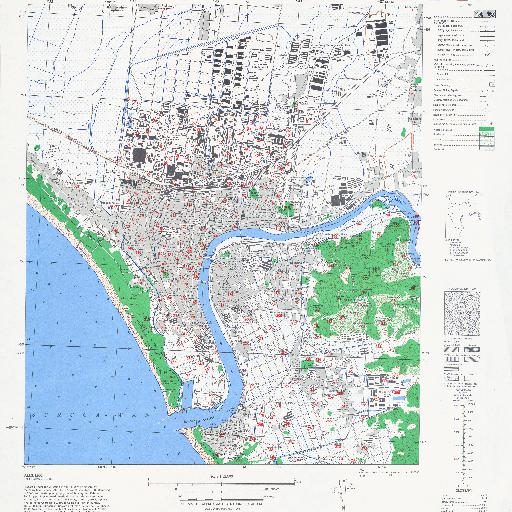 米軍地図：沼津市 (1946)