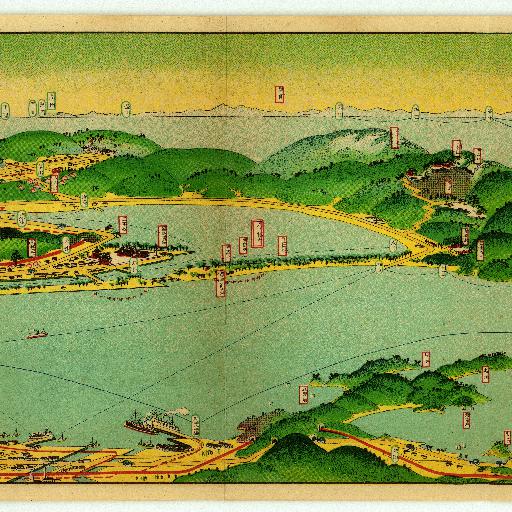 天橋立, 京都府：吉田初三郎 (1924)