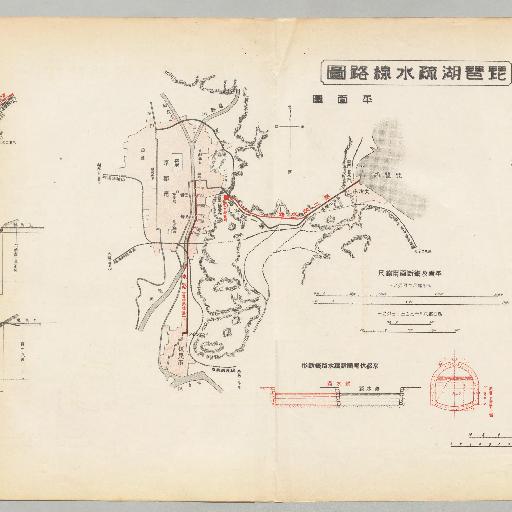 琵琶湖疏水線路圖 (1927-1931)