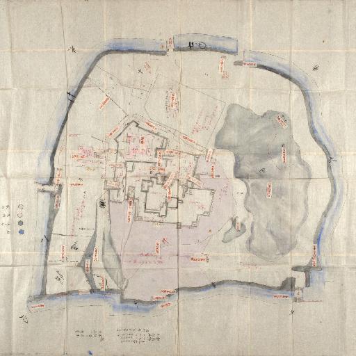 松阪旧城絵図面・城内建物絵図面(第一課)／飯高郡松阪城（三重ぶらり）