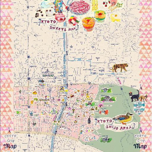 KYOTO SWEETS MAP