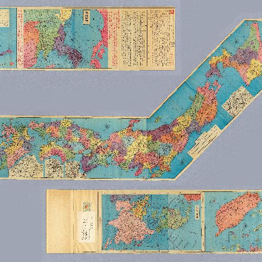 大日本帝国鐡道線路名所案内地圖 (1905)
