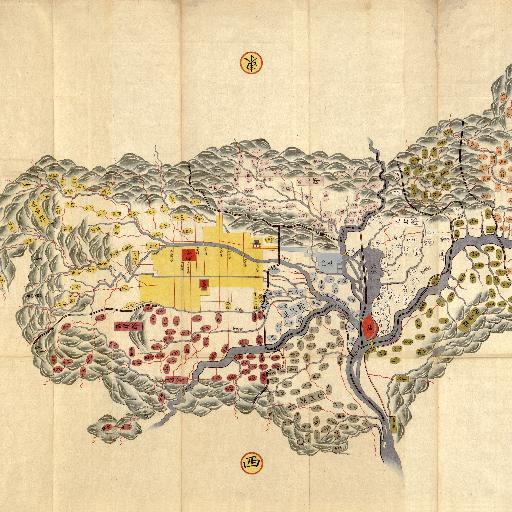 山城国絵図 (1800年代)