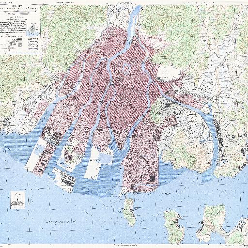 米軍地図：広島市 (1946)