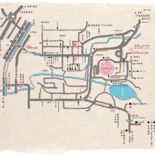 観光イラストマップ [平成23年(2011年)]